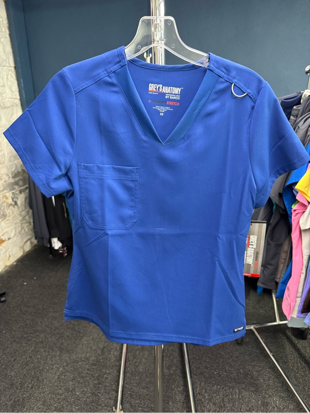 Grey's Anatomy by Barco GalaxyBlue Scrub Top